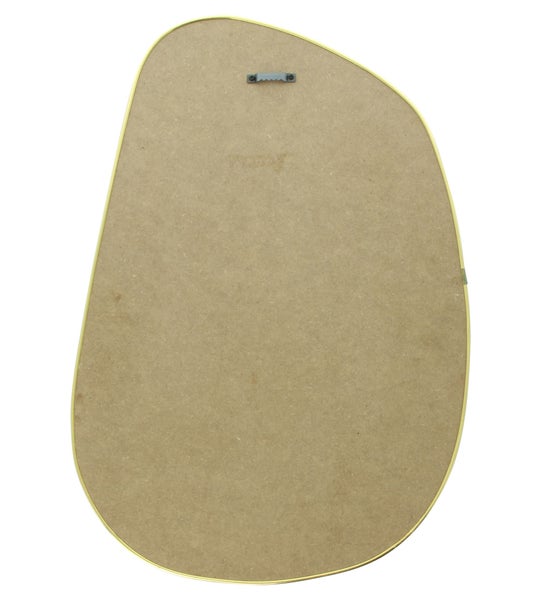 FRANK FLECHTWAREN | Wandspiegel Gold, MDF, GLAS, KUNSTSTOFF, 36 x 1,5 x 52 cm