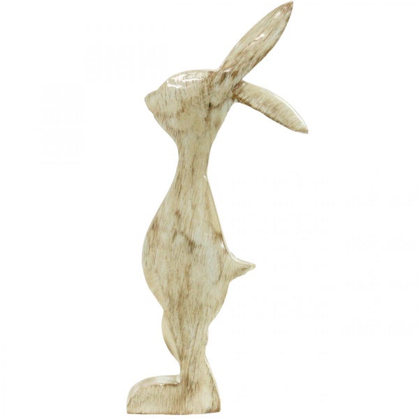 Dekofigur Hase aus Holz