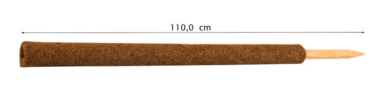 Pflanzstab Kokos 110 cm Rankstab Rankhilfe Blumenstab Kokosstab zur Dekoration aus natürlicher Kokosfaser verlängerbar