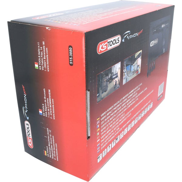 KS Tools Vibro Power Druckluft Meisselhammer Satz, 6-teilig im Karton