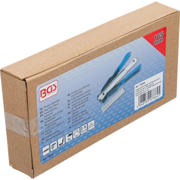 BGS Polsterring- / Zaunringzange 185 mm - 70334