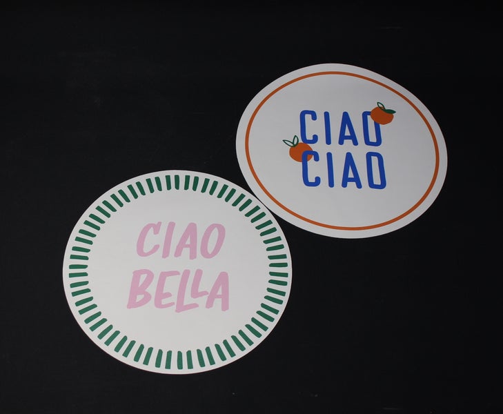 FRANK FLECHTWAREN | Platzmatte Italy, 2er Set, Ø 38 cm, PVC
