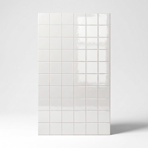 Wandfliesen mit glänzender Oberfläche in quadratischem Design für den Innenbereich