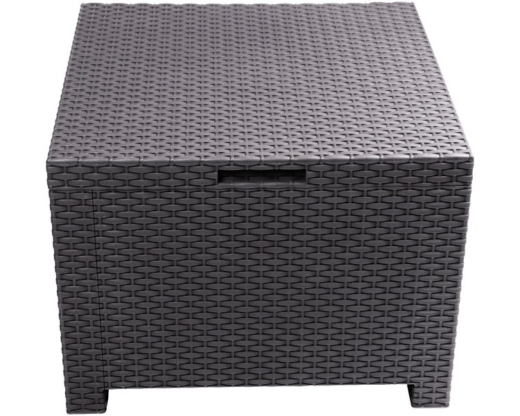 Ondis24 Tisch Artemide anthrazit mit Staufach 130 Liter