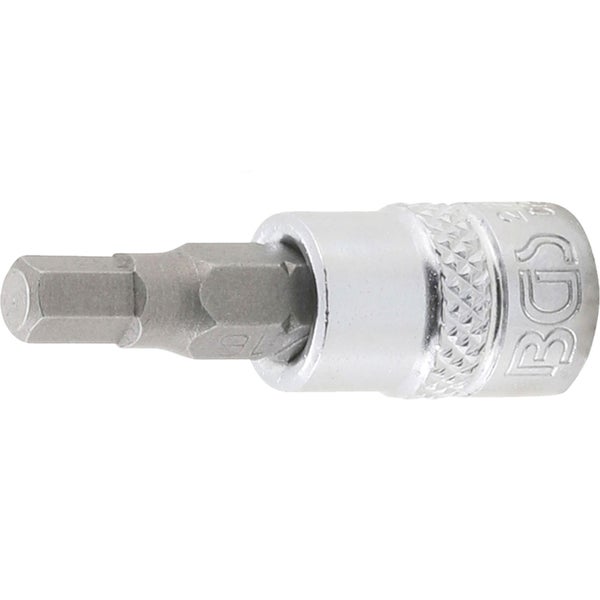BGS Bit-Einsatz Antrieb Innenvierkant 6,3 mm (1/4) Innensechskant 3/16 - 2743