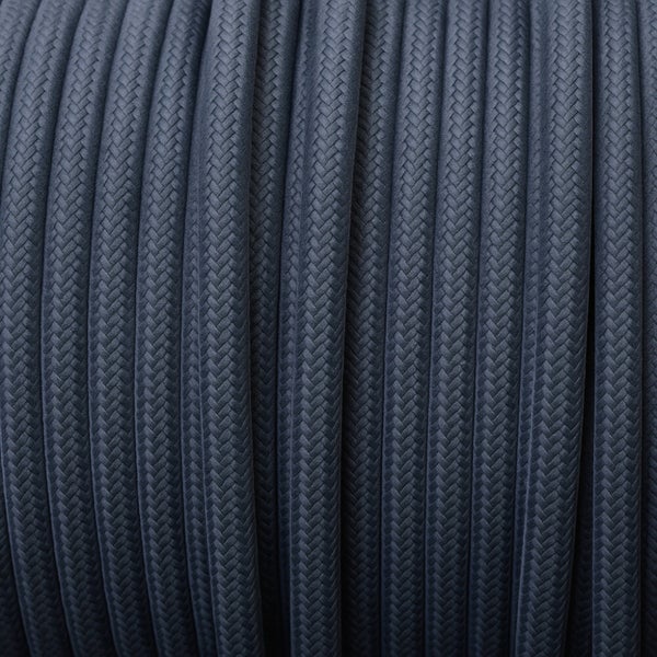 Nahaufnahme einer Textilkabelrolle