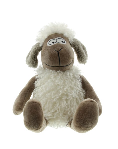 FRANK FLECHTWAREN | Türstopper Schaf, POLYESTER, Höhe 25 cm, Gewicht ca. 1 kg