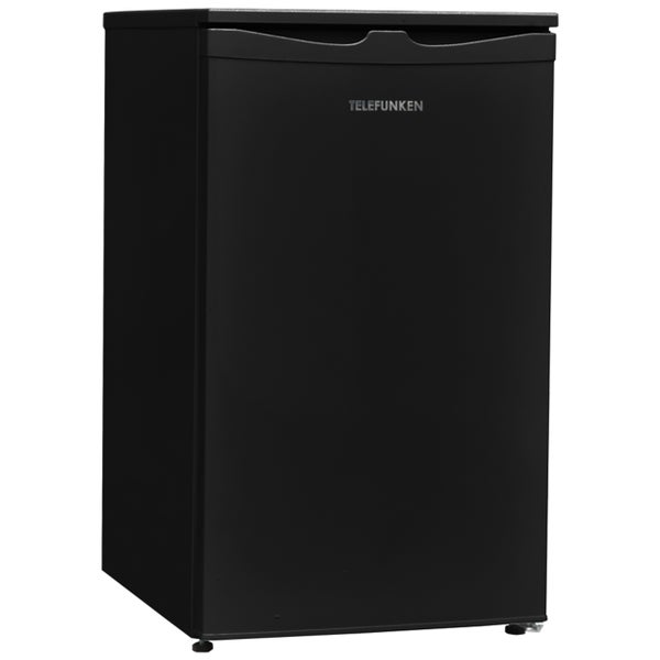 Telefunken Kühlschrank mit 2-Sterne Gefrierfach Freistehend 81 Liter Kühlschrank klein CF-32-152-B schwarz