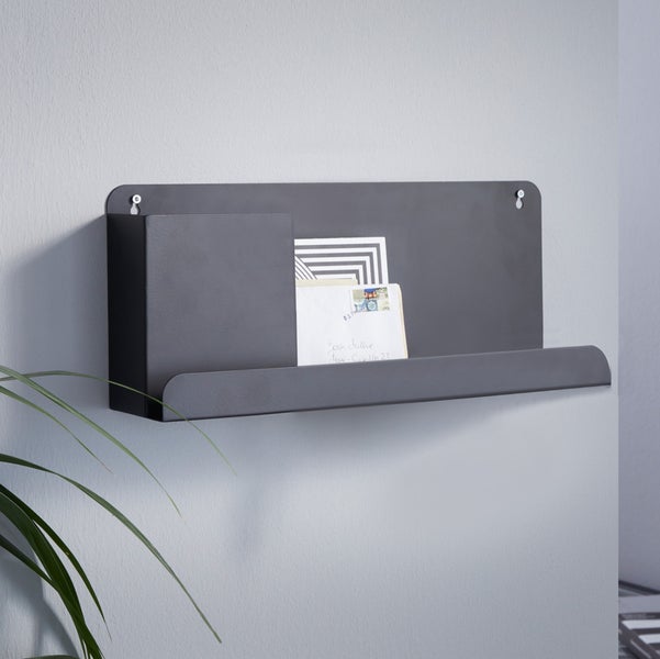 FRANK FLECHTWAREN | Wand-Organizer Pure, METALL, 48 x 11 x 20 cm