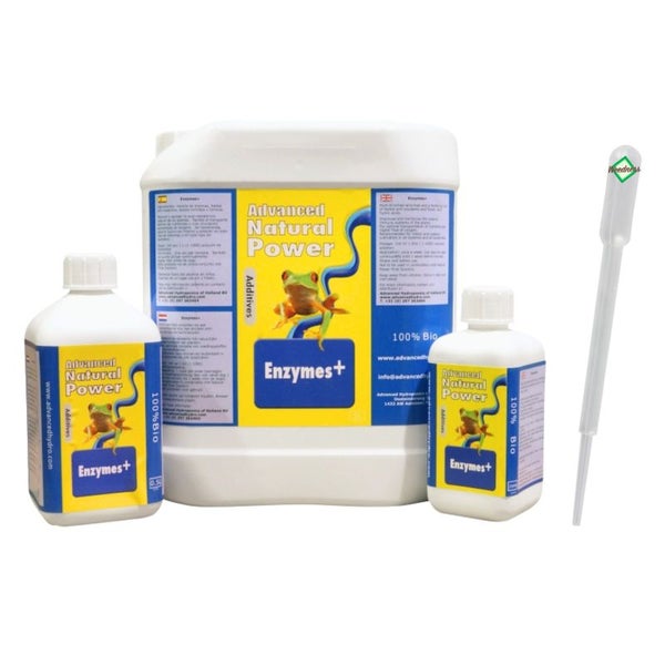 Advanced Hydroponics Enzyme Plus –250 ml Reinigungs- und Pflanzenpflegemittel mit Pipette, fördert gesunde Wurzeln & verbessert Qualität für Grow, Tomaten & Orchideen
