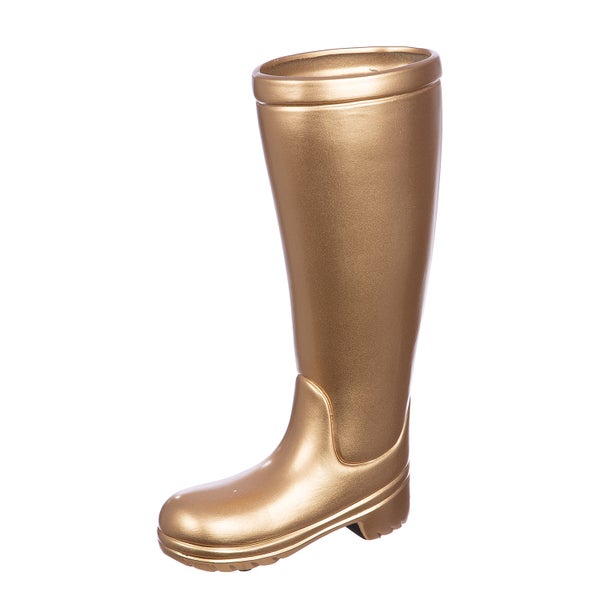 Schirmständer GILDE Dekoobjekt Höhe 45cm Breite 26cm goldfarben Keramik