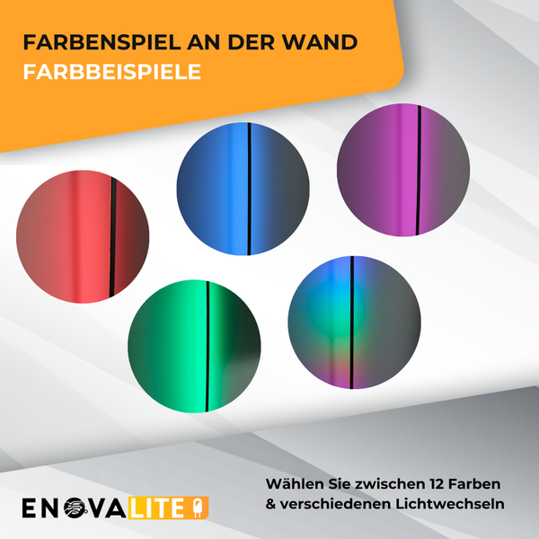 Farbbeispiele für Farbenspiel an der Wand