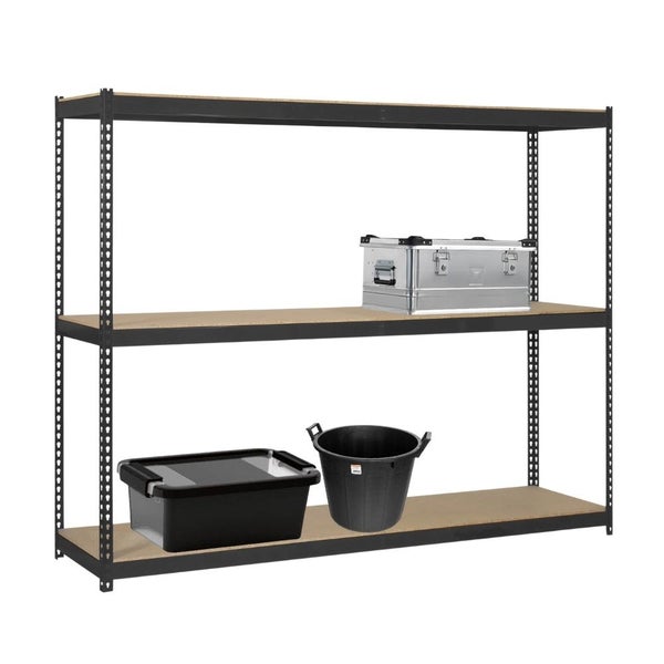 Schwerlastregal MID WOOD YETI THREE | HxBxT 150x120x45cm | Fachlast 400kg | Anthrazit