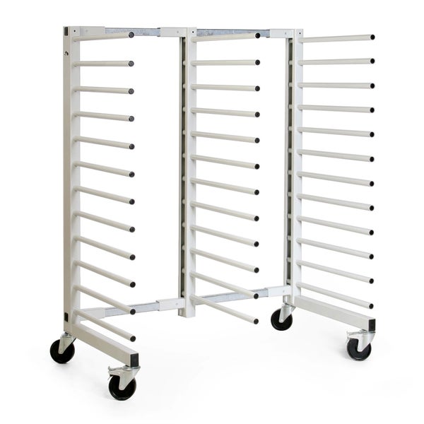 Transportwagen mit Trocknungsstäben für den Werkstattbedarf