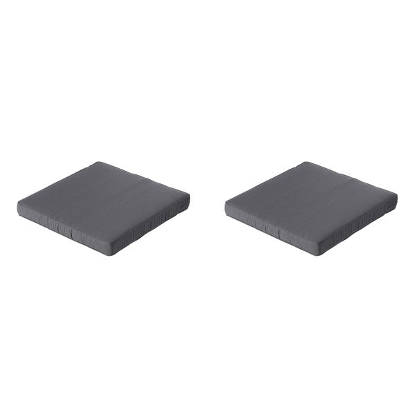 Lounge Profi-Line Sitzkissen Panama grau - ca. 60x60 cm - 2er-Set