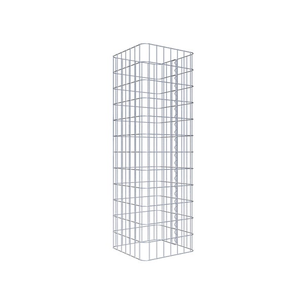 Gabionensäule 37 x 37 cm, MW 5 x 10 cm eckig - Höhe: 1,20 m