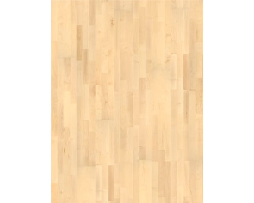 Verlegung von hellem Ahornparkett