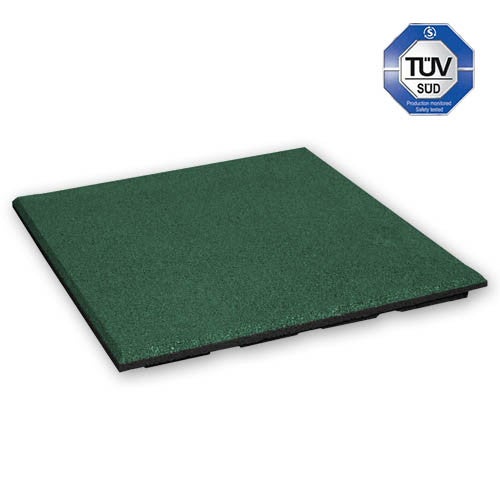 Gummifliesen 30 mm – 1 m2 (4 Fliesen à 50 x 50 cm) – Grün