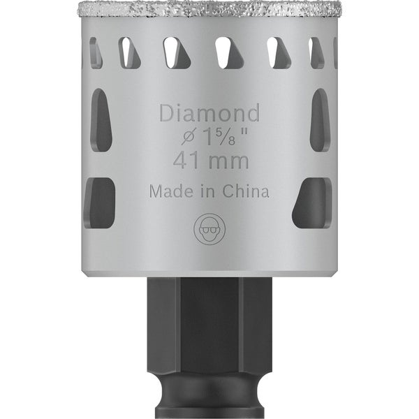 Diamantbohrkrone mit 41 Millimeter Durchmesser