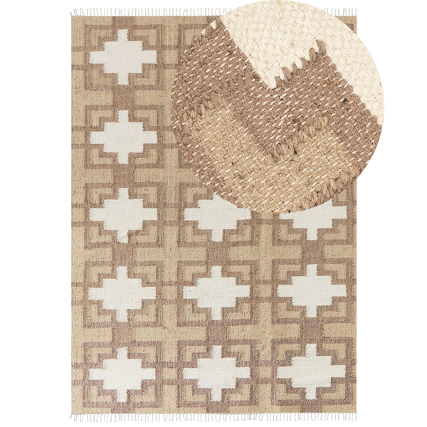 Teppich KONURTAY 160 x 230 cm Jute Beige