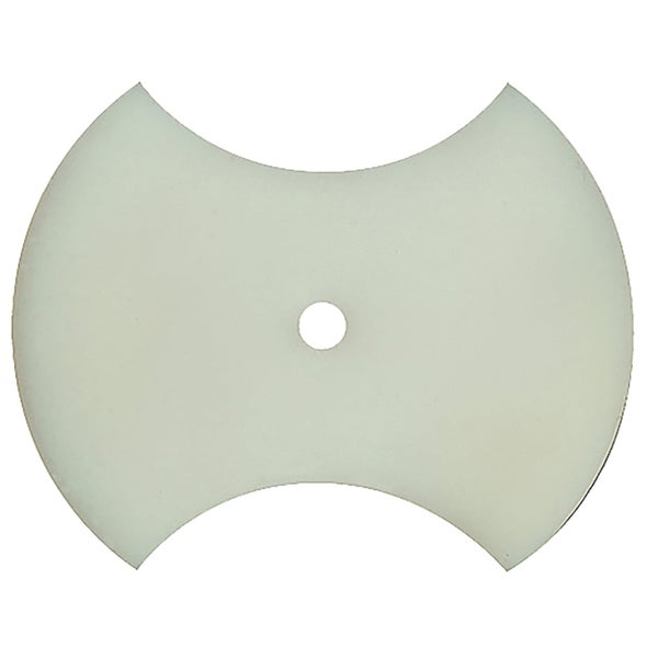 Schwingungsdämpfer aus Kunststoff mit Loch in der Mitte