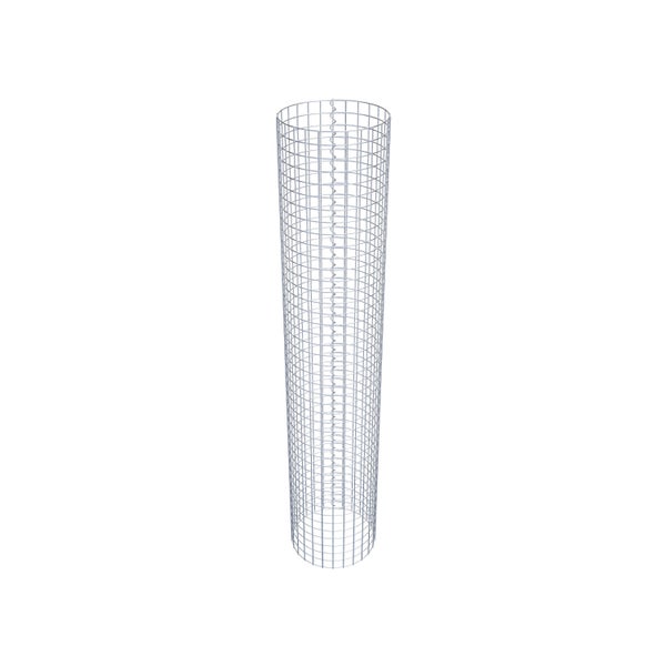 Gabionensäule Durchmesser 42 cm MW 5 x 5 cm rund - Höhe: 220 cm