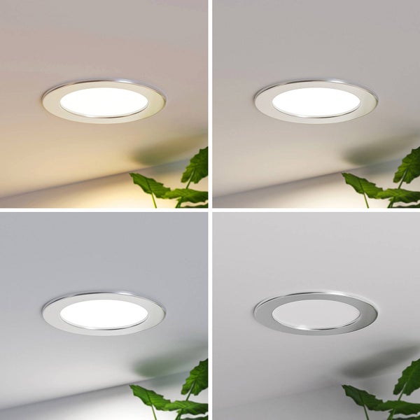 PRIOS LED Cadance (Modern) in Alu aus Aluminium (1 flammig, ) Badezimmerleuchte