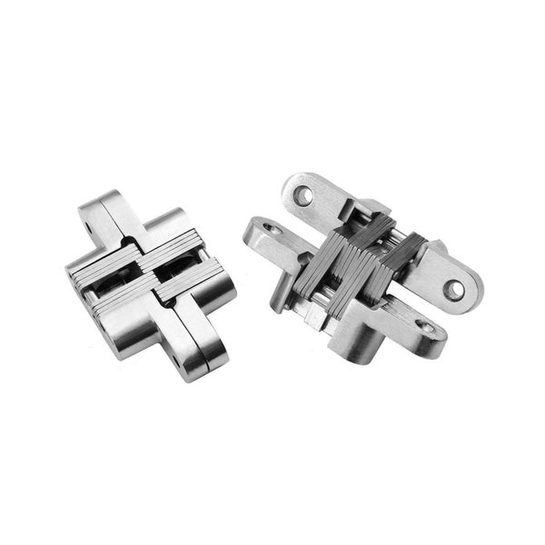 Zwei Möbelscharniere zur Montage