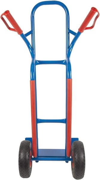 Sackkarre Trestles S04 Stahl | Treppensackkarre mit PU-Rädern & 250 kg Tragkraft | Blau | Profi-Transporthilfe Made in EU