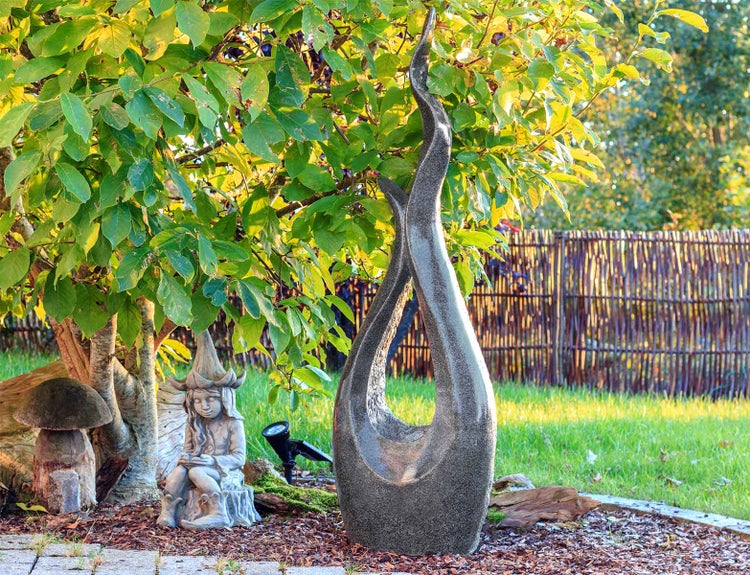 Solar Gartenbrunnen FoCurved Solar 133 cm Led 10970