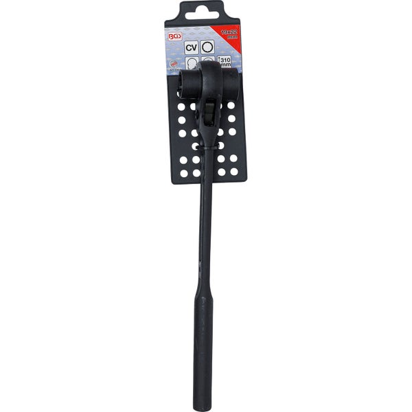 BGS Gerüstbauer-Knarre runder Schaft SW 19 x 22 mm - 6907