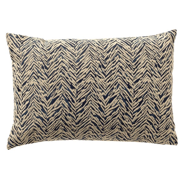 Dekokissen mit Zickzackmuster