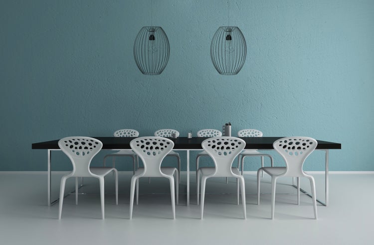 Loft Stil Gitterlampe Modern Silber 41 cm | Wohnzimmer Esszimmer Leuchte