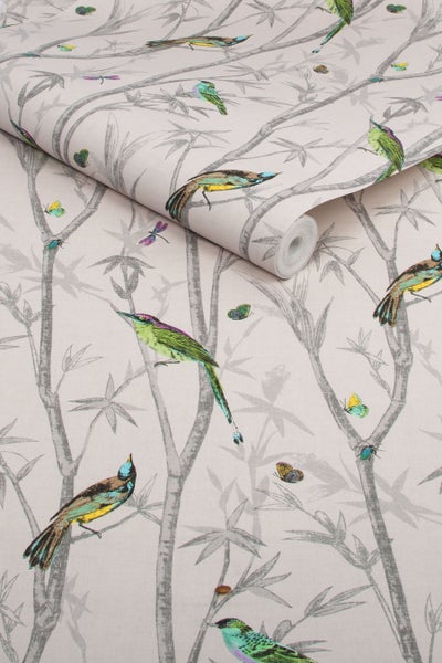 Next Vliesbehang | Chinoiserie Bird Trail - Neutral - 10mx52cm