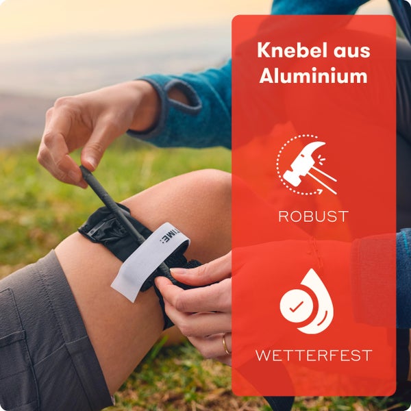 Tourniquet (2 Stück) - Hochwertiger Druckverband für Notfälle und Erste Hilfe - Einfach anzuwenden und effektiv - Unverzichtbar für Outdoor, Militär, Sport und Rettungsdienste