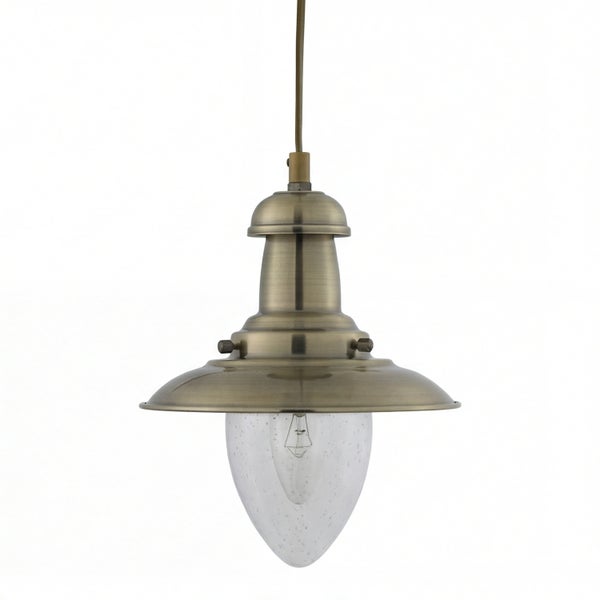 Pendelleuchte mit Glasschirm