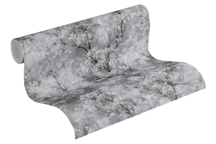 Tapetenrolle mit Baumblütenmuster