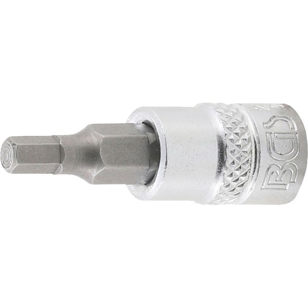 BGS Bit-Einsatz Antrieb Innenvierkant 6,3 mm (1/4) Innensechskant 5/32 - 2742