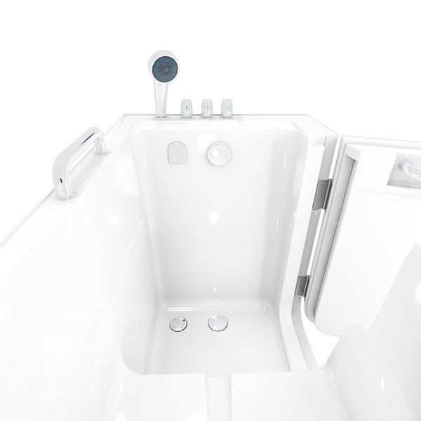 Begehbare Badewanne mit Tür, Handgriff und Duschkopf