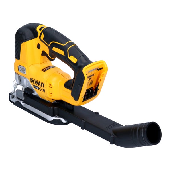 DeWalt Akku-Stichsäge 18 Volt XR mit bürstenlosem Motor und Staubsaugeranschluss.