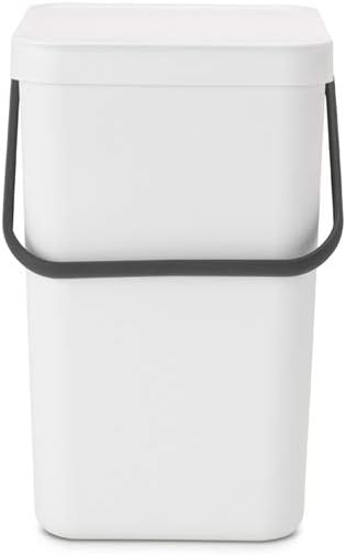 Brabantia Abfallsammler Mit Stay Open Deckel 25 Liter HxBxT 40 x 26,8 x 34,5 cm Kunststoff Weiß