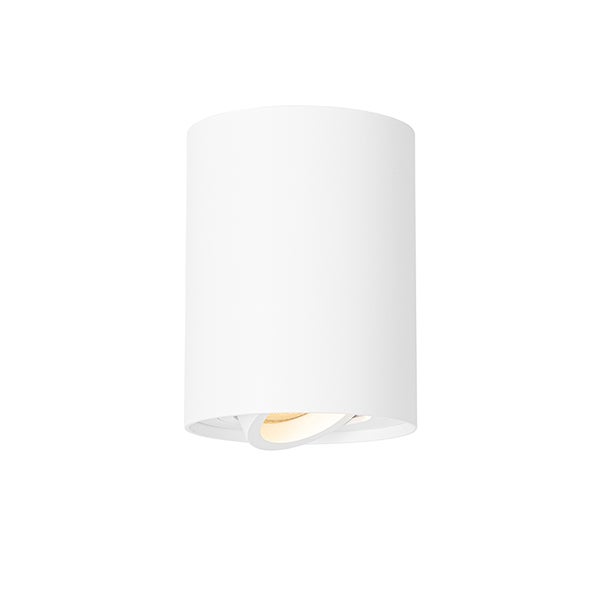 Zylindrische Deckenleuchte aus Metall