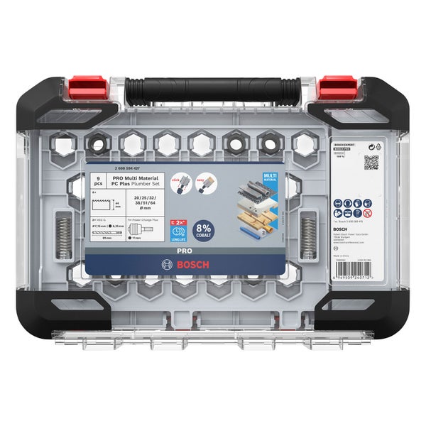 Bosch PRO Multi Material PC Plus Lochsägen-Set 9-tlg. - 2608594427