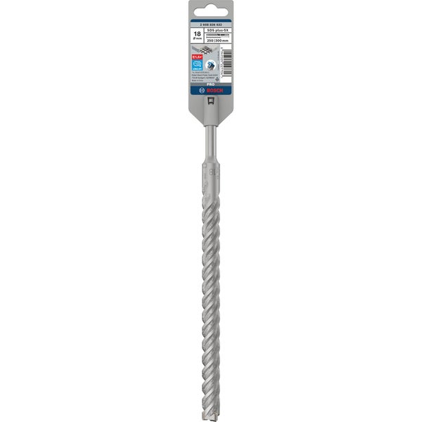 Bosch SDS plus-5X Hammerbohrer, 18 Millimeter Durchmesser, 250/300 Millimeter
