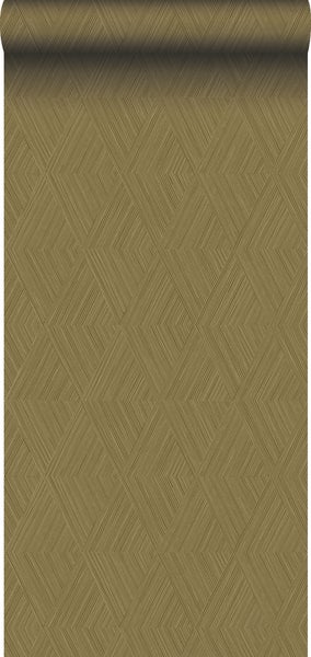 Origin Wallcoverings Tapete 3D-Muster Senfgelb - 50 x 900 cm - 347843