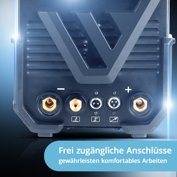 STAHLWERK Schutzgas Schweißgerät AC/DC WIG 200 Puls Pro Digital Spot 200 A
