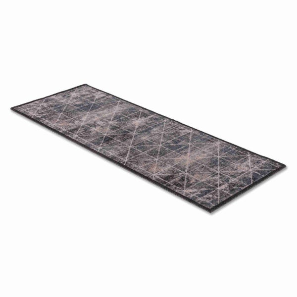 Rechteckiger Teppich mit geometrischem Muster für den Innenbereich