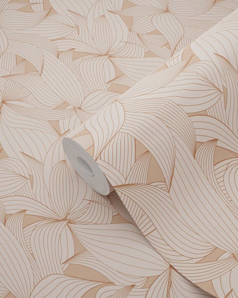 Rolle Tapete mit floralem Muster