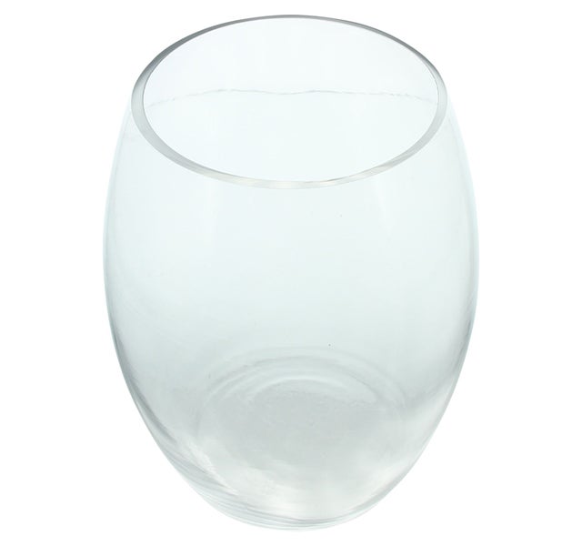 FRANK FLECHTWAREN | Dekovase Grande, GLAS, D: 19,5 x 25 cm