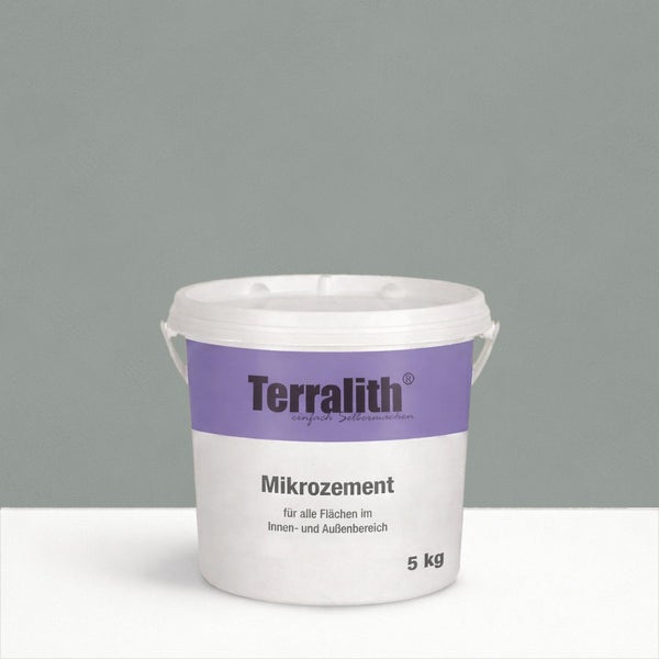 Terralith Mikro Zement, 5 Kilogramm für Innen- und Außenbereich